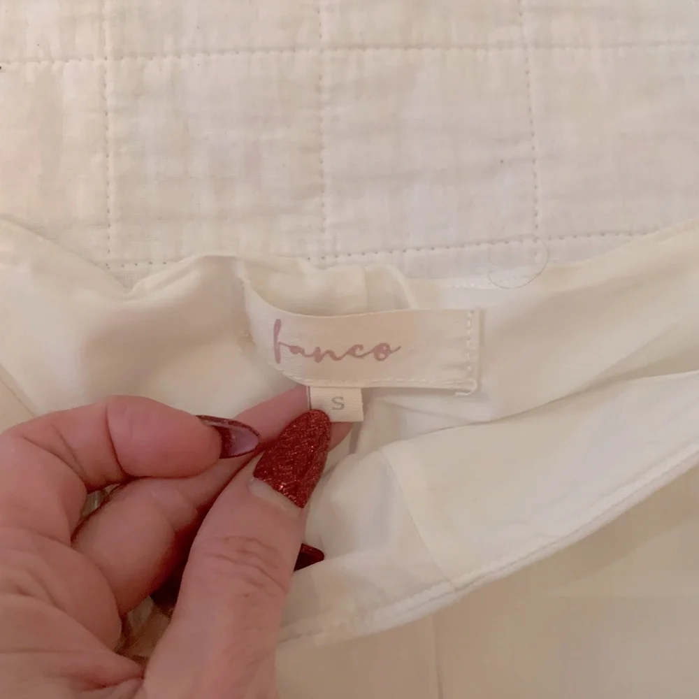 ❤️FANCO❤️FLIRTY WHITE SKATER SKORT💕EXCELLENT CONDITION! - Picture 6 of 6